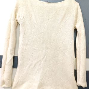 White Woolen Sweater