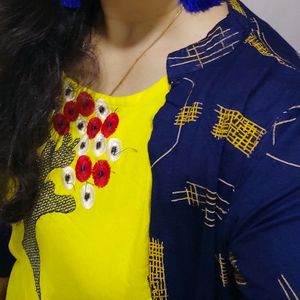 Long Kurti With Jacket