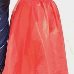 Designer Red Flared Skirt