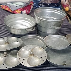 Steamer & 7 Plates (Idli, Patra, Dhokra Maker)