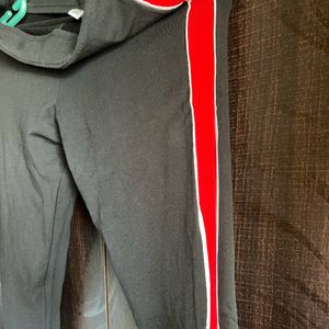 H&M Pants - Varsity Red Strips