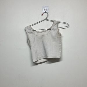 white square neck tank