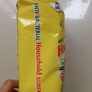 AntiBacterial Household Wipes With Lemon Fragrance