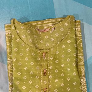 Bandhej Print Cotton Kurti