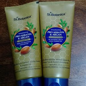 St.Botanica ProKeratin & Argan Shampoo&Conditioner