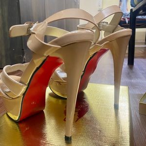 Beige Colored 6 Inches Heels.