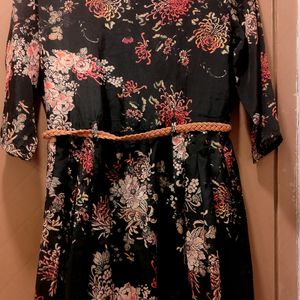 Black Floral Dress