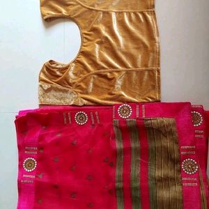 4 Combo Saree With Blouse 🎉.