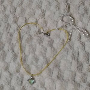 Yellow Y2k Necklace