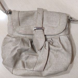 Beige Sling Bag