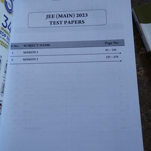 Allen JEE Main 2023 Complete Test Paper Set