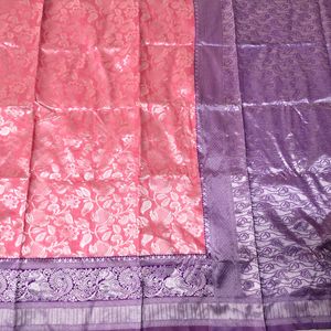 Banarasi Silk Kanjivarm Palu Saree With Blouse