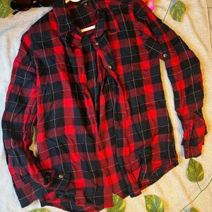 BLACK AND RED casual shirt women