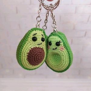 Avocado Keychain