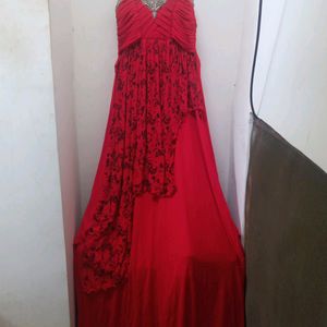 Red ♥️ beautiful Long Gown