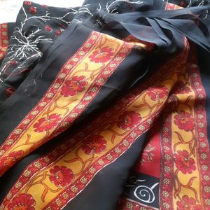 Festive Black Saree