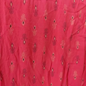 Pink Kurta In Size M