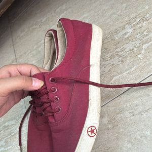 Maroon Sneakers