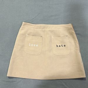 Love-Hate Mini Skirt