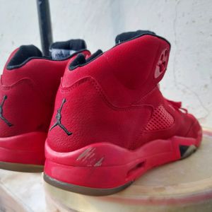 Premium Air Jordan Retro 5 Red