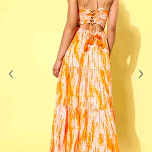 Myntra Shibori Dyed Maxi