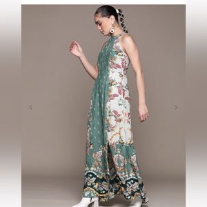 LABEL RITU KUMARFloral Print Fit & Flare Dress