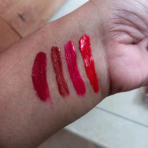 Multicolor Lipsticks Pack Of 4