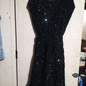 Black Sequence Dress