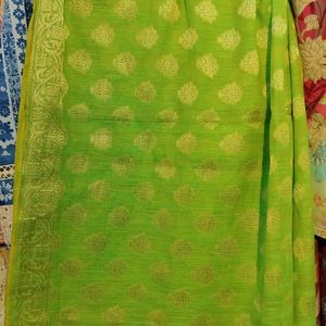 Peacock Green Banarasi Dupatta