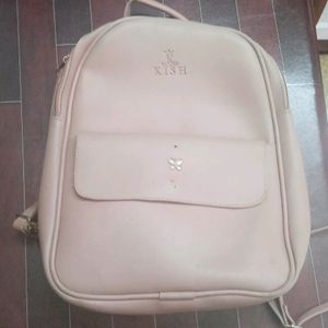 Cute Pink College Bag For Girls