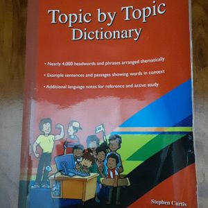 Topic By Topc dictionary