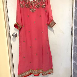 PURE CREPE KURTA PALAZZO CHUNNI