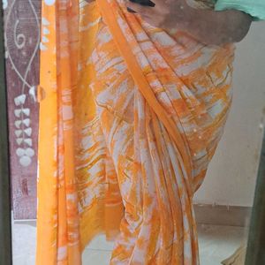 Free Flow Chiffon Saree #saree