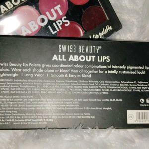 Swiss Beauty All About Lips Palette