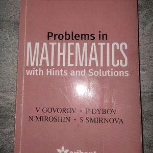 ARIHANT; V GOVOROV, MATHS BOOK, FOR-10th,11th,12th