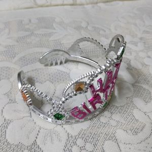 Happy Birthday  Crown For Small Girls