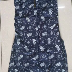 Navy Blue Kurti