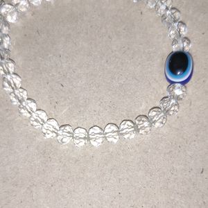 2 Evil Eye Bracelet Combo - Crystal & Purple