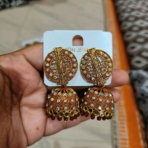 Colourful Jhumka