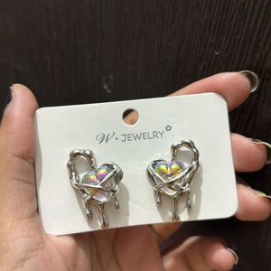 Korean Heart Earrings