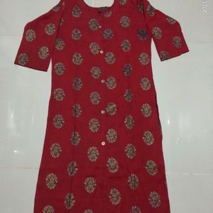 L Size Maroon Kurta