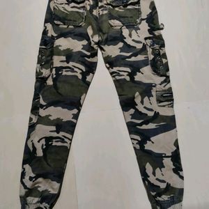 Camouflage Cargo Jogger Pants