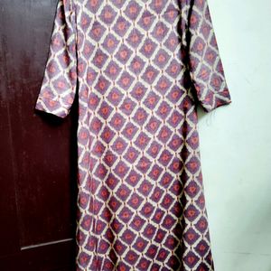 Broad Neck Trendy A-line Kurta