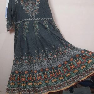 Biba Anarkali Kurta With Dupatta