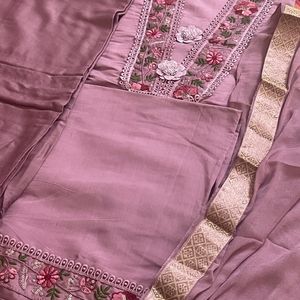 Muslin Silk Dress Material