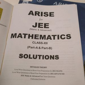 Jee Mains & Advance Class 12th Maths Books