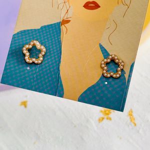 Combo Pack Of 5hoop N Stud Earrings