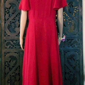 Skater Long Designer Dress New With Tag