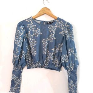 Blue Crop Top (Women's)