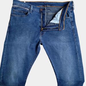 LEVIS 513 DARK WASH MENS REGULAR FIT JEANS